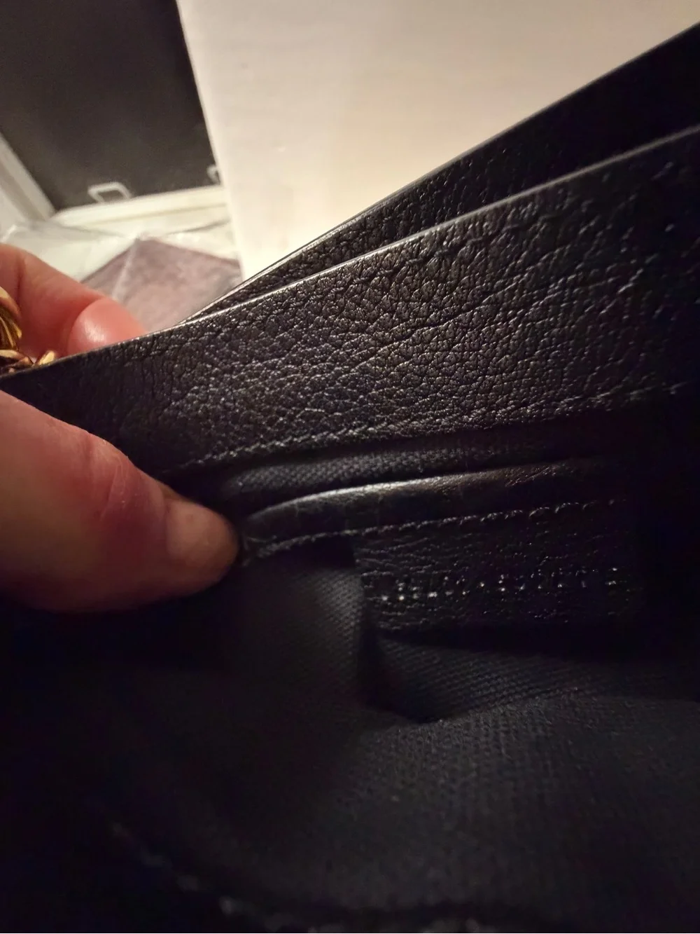Authentic Black Leather Alexander McQueen Twin Chain Crossbody - Picture 12 of 15